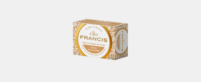 Produtos de Higiene Pessoal | Sabonete Clássico Rosas de Versailles 90g - Francis | Blog Sieno 