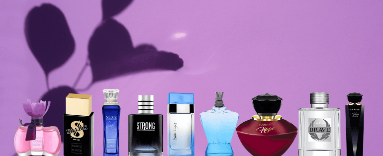 Produtos Paris Elysees, New Brand Perfumes e La Rive