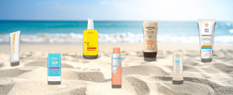 protetor solar produtos