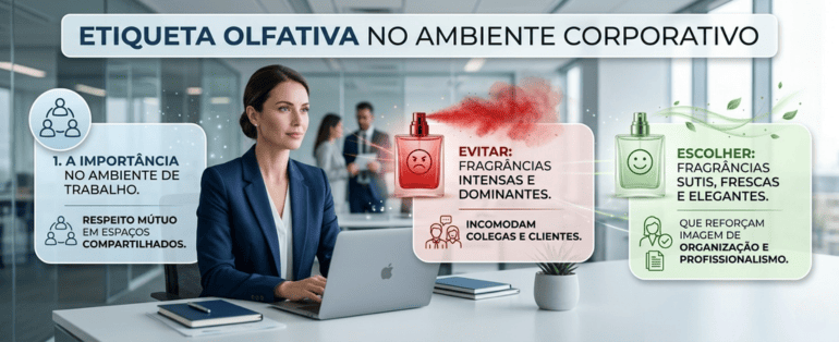 A importância da etiqueta olfativa no ambiente corporativo