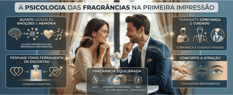 A psicologia das fragrâncias na primeira impressão