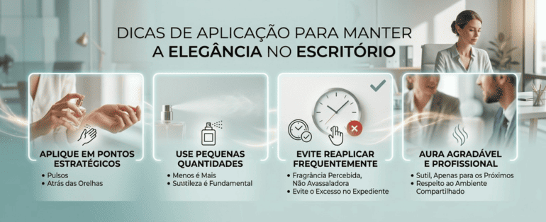 Dicas de aplicação para manter a elegância no escritório