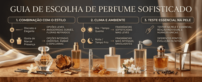 Como escolher um perfume sofisticado para o seu estilo
