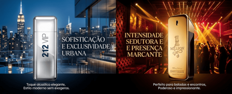 Veredito Rápido 212 VIP Men x 1 Million Paco Rabanne