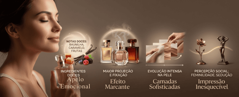 Por que os perfumes doces são tão sedutores?