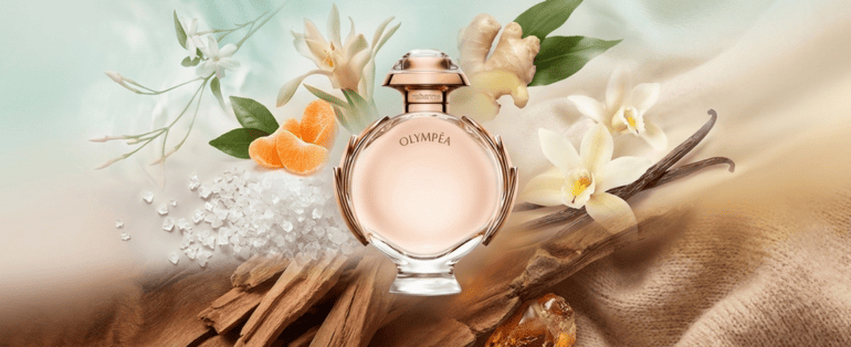 Olympéa Eau de Parfum: A Sensualidade das Madeiras Envolvida por Flores e Baunilha