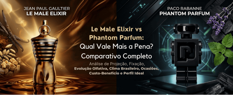 Le Male Elixir vs Phantom Parfum